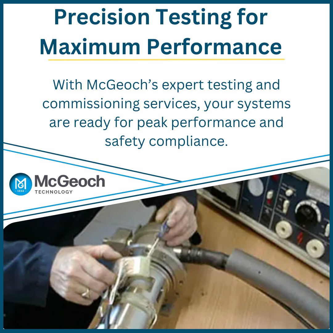 McGeoch_Tech's tweet photo. Reliable Testing for Your Most Critical Operations
Ensure your systems meet the highest standards with McGeoch's thorough testing and commissioning expertise.
Trust in our expert support.
Learn more: https://t.co/VDWe3ZpeTy
#TestingExcellence #EngineeringReliability https://t.co/CKYESu5ujA