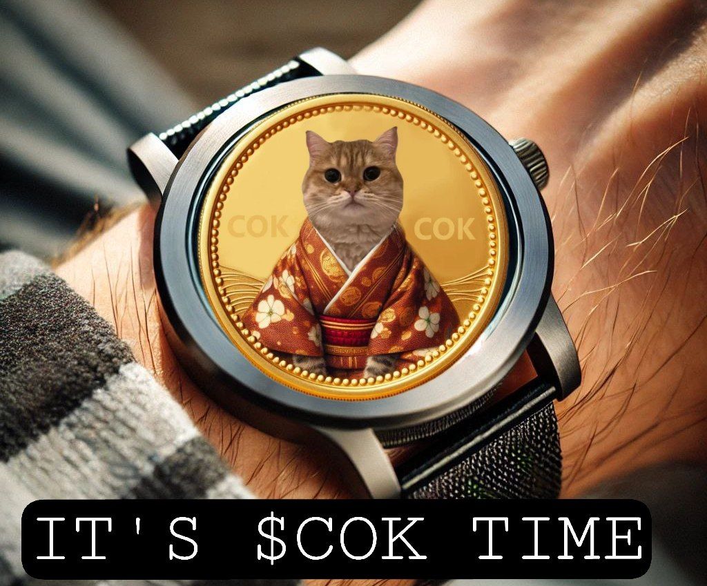MathMathMath01's tweet photo. It's $COK, the first cat on Solana. 
Dedicated community behind this, pushing for months after reviving this dead token in May. 

Got a Wintermute partnership making $COK the memecoin with the lowest Marketcap among all Wintermute holdings.

Currently at $4 million, very undervalued..
Check out @catownkimono

Dnb9dLSXxAarXVexehzeH8W8nFmLMNJSuGoaddZSwtog