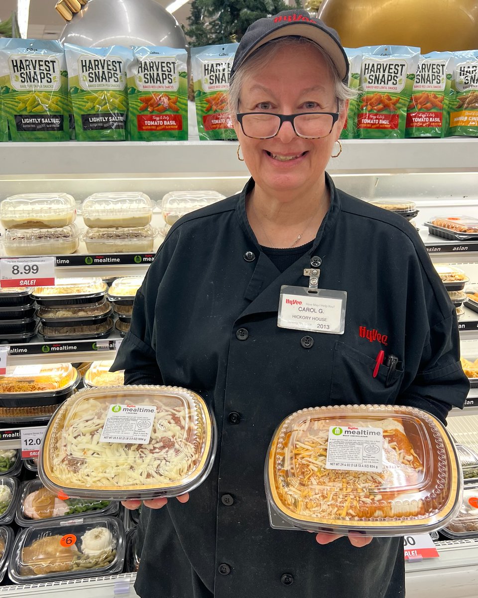 🎄 12 Days of PERKSMAS at your Linden Market Hy-Vee 🎁 Day Three!
Mealtime Heat and Eat Meals 17.6 to 39.5 oz (limit 1) ONLY $10 with your PERKS card!
Sunday, December 15th only so stop in today!