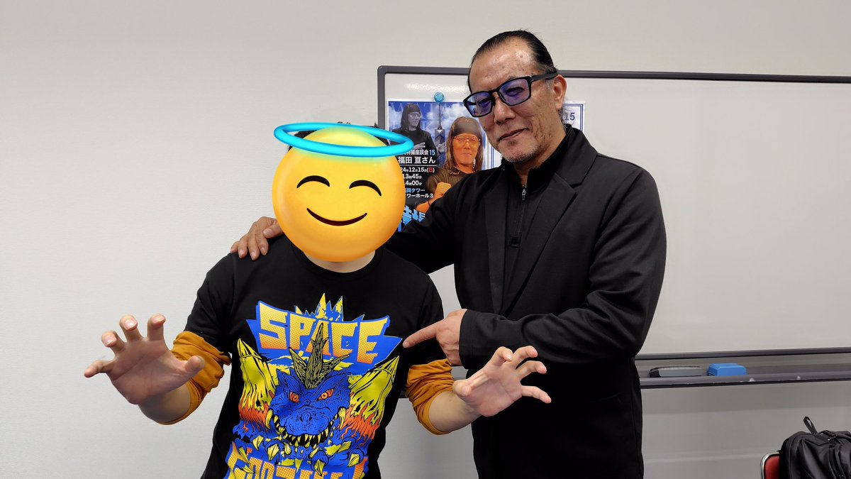 sousaiden's tweet photo. 福田亘さんとの座談会、大盛況のうちに終了しました！

トーク会の聴き手という初めての大役を無事全うできて、今充実感で一杯です。

福田さん、参加者・スタッフの皆さん、ありがとうございました……！
#福岡特撮座談会15 https://t.co/QXy164f1lY