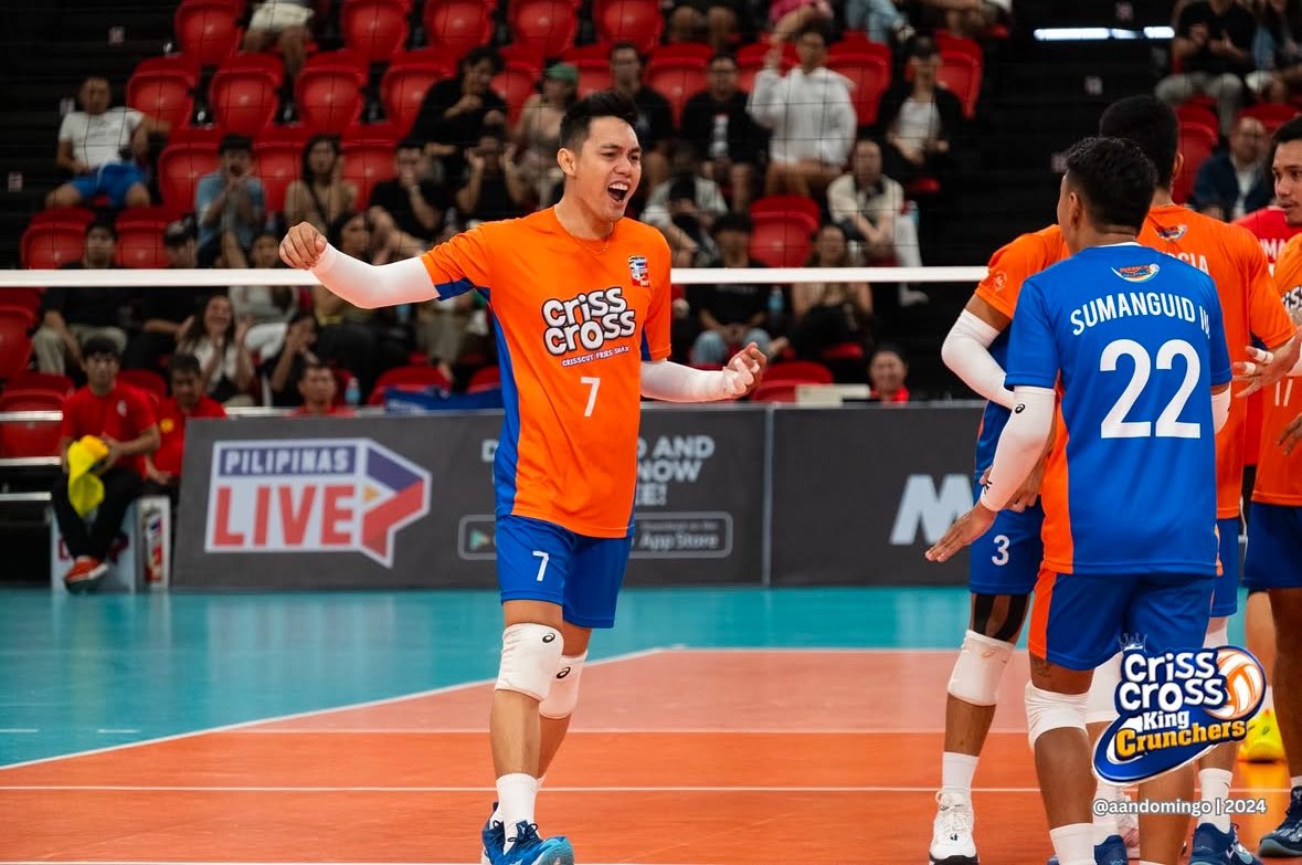 vmgasia's tweet photo. THE KING ๐ Congratulations on winning ๐ฅ in the 2024 Spikersโ Turf Invitational Conference, @rexintal & @crisscrosskc_ph! ๐งก๐ช๐ผ We are so proud of you!
๐ธ Aan Domingo @OneSportsPHL
#RexIntal #VMGTalent https://t.co/raMEEytZmo