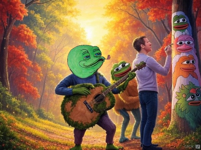 <a href="/cadenxbt/">Caden</a> $frog
Beer Frog is the first frog illustrated by Matt Furie back in 16 April 2004 before both Pepe and Hoppy which was previously claimed to be the first frog.

You can verify it on the bottom left here in this snapshot of mattfurie.com from 2004: