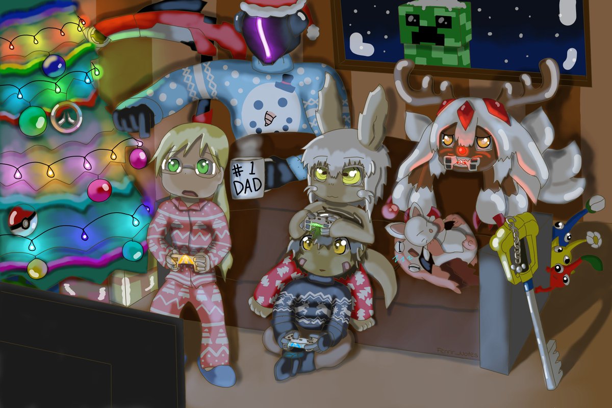 Fenrir_Notes's tweet photo. HAPPY HOLIDAYS! #Madeinabyss #miabyss #メイドインアビス https://t.co/lbMlgD7HAf