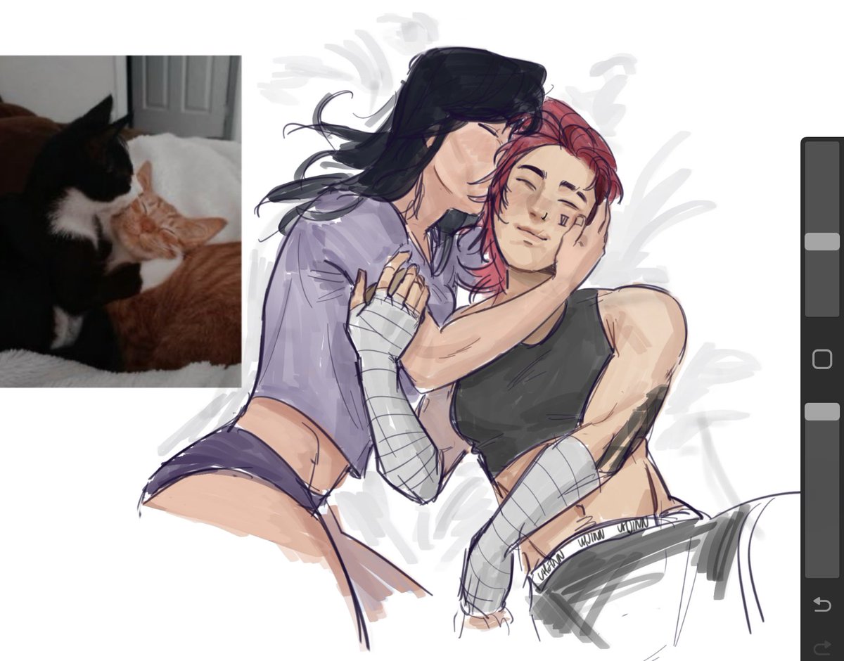 Well anyways heres a caitvi cat refs doodle lol