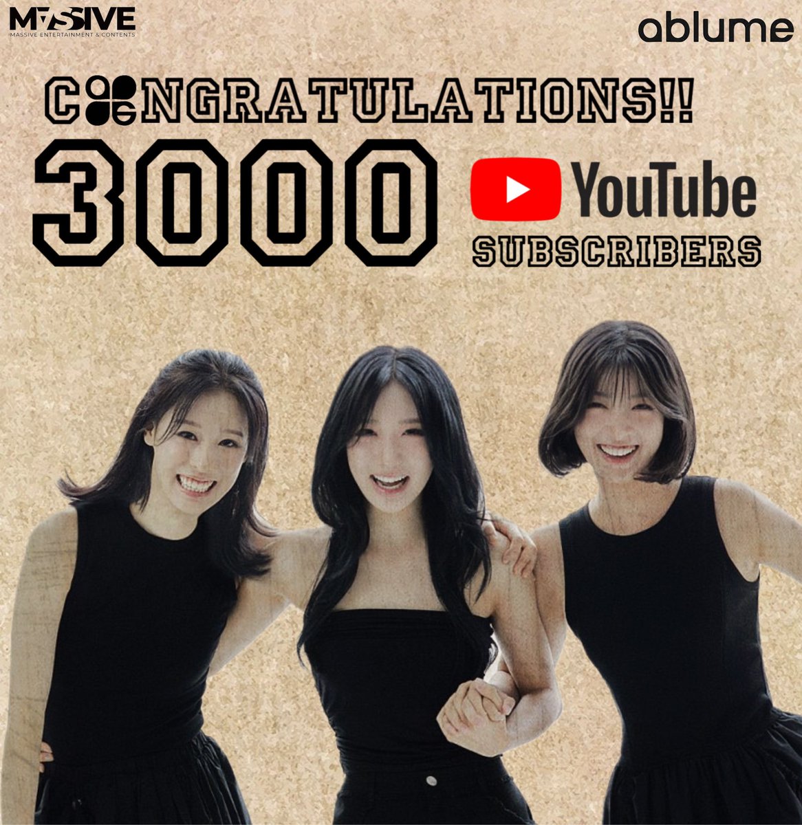 dazziblume's tweet photo. the official @ablume_twt / @ablume_official reached 3K subscribers on YouTube!!
subscribe if you haven't:
this is the link: https://t.co/xQZ3sN3Auy
#ablume #SAENA #SIO #ARAN #Hunnie #YouTube #YouTubeSubscribers #3000Subscribers https://t.co/cKkPdVleGi