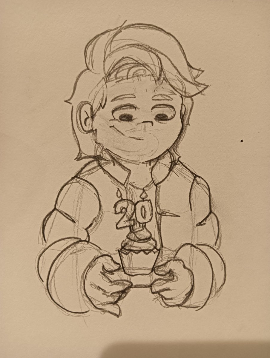 azba_1512's tweet photo. Late night bday doodle. Celebrating it in Japan is also pretty epic 🎂 #art #birthday #sketch https://t.co/ky54uZGhkA