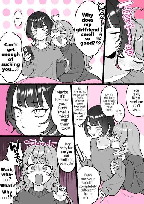 Girlfriend Sniffer Returns
Next pages ▶
【FANBOX】https://t.co/b98OZUKgoW
【Patreon】https://t.co/fO9fmnexq4

#小春と湊  #KoharuAndMinato 

   ( English Translation by @TLchan_XOXO ) 