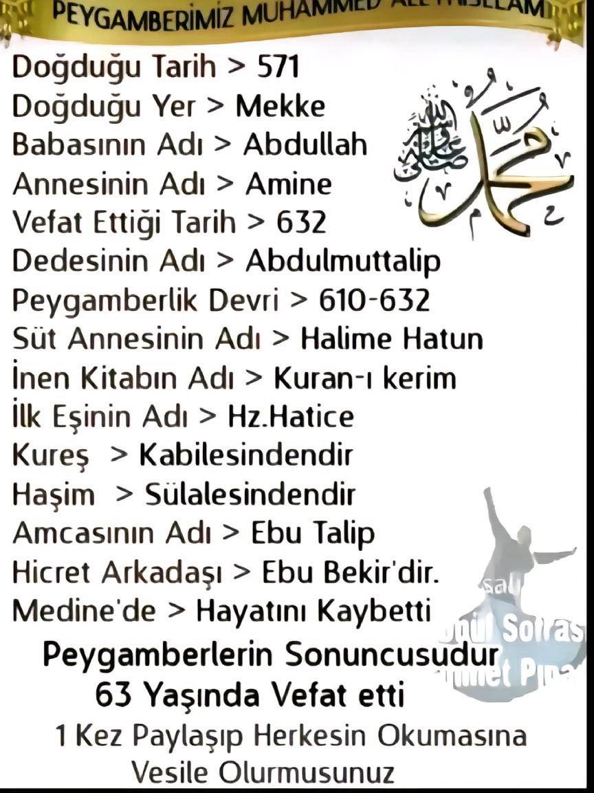 Yorum,beğeni,Rt yapıp herkesin öğrenmesine vesile olalım.