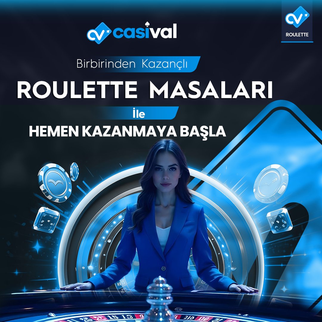 🤩RULET HEYECANI BİRBİRİNDEN AVANTAJLI BONUSLAR İLE #CASİVAL'DE YAŞANIR🤩

🎖Kendinizi, gerçek krupiyeler ile canlı casino’nun atmosferine bırakın. Bahislerinizi yapın, akıllıca oynayın ve kazanın.🎖