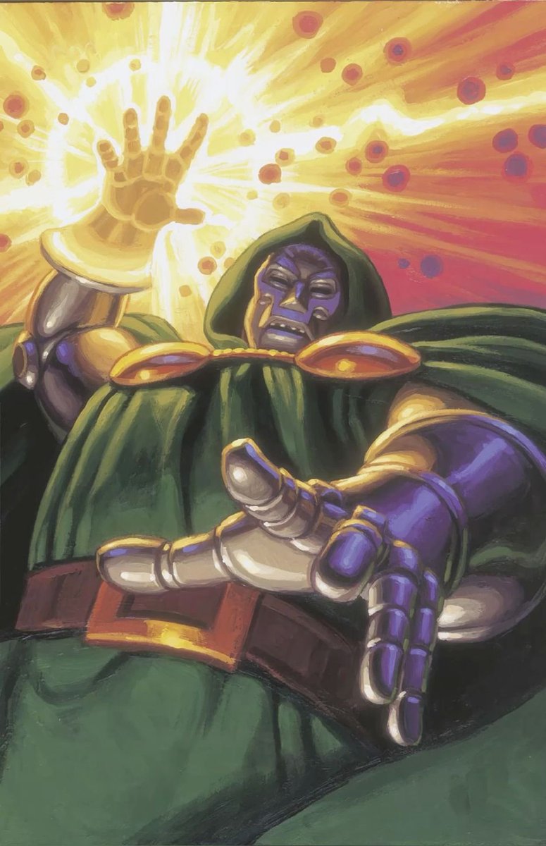 AtomekART's tweet image. Greg Hildebrandt - Doctor Doom - Fantastic Four #Created by #JackKirby #DOOM #AvengersDoomsday #AvengersSecretWars #DoctorDoom #OneWorldUnderDoom #GregHildebrandt #FantasticFour #MarvelComics #FF