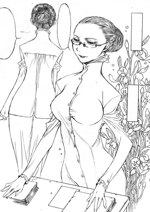 うーん。いただいたリプを見る限り、やはりミニスカートにギリちち隠すブラウス、な、肌の露出が多い女教師派が淫乱女教師党員の大多数票を獲得してますね…。僕が誠に欲する女教師フィギュアは↓こんなんなんですよね…。冬コミ新刊用の途中原稿です。服はさいごにねちねちと黒く塗るぜ。 