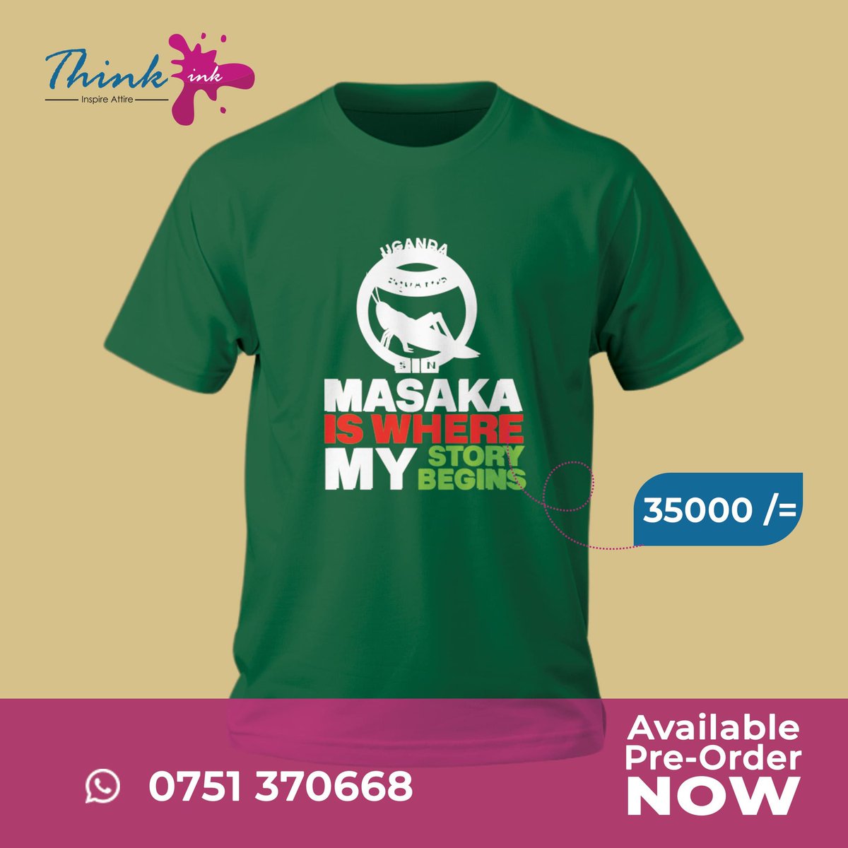 thinkinkug's tweet photo. Did you know? Jinja, Masaka, Arua, and Kabale are home to some of the most vibrant spirits this festive season! 🌟 Celebrate in style with Think Ink’s branded shirts and keep inspiring wherever you go! 🛍️ 
 @eddykenzoficial
@AshabaMusic
@DavidWabukye
@BygBenSukuya https://t.co/M42vfDjDHo