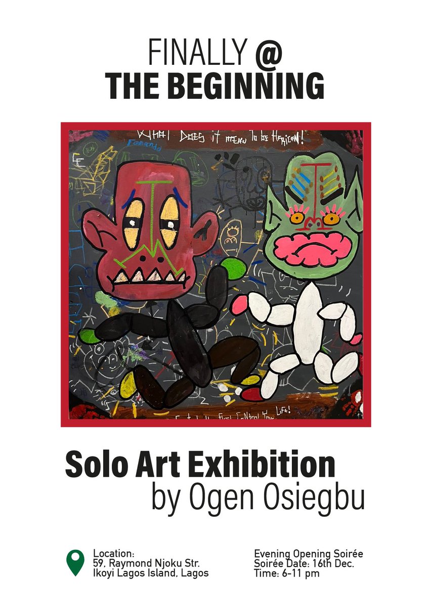 IF YOU ARE SEEING THIS YOU ARE MY FRIENDS &amp; FAMILY. 
&amp; I WOULD LOVE FOR YOU TO COME TO MY OPENING NIGHT. 
HIT THE LINK BELOW FOR THE OFFICIAL INVITE 

pp.events/a8GQE6Gx

love 
chulo