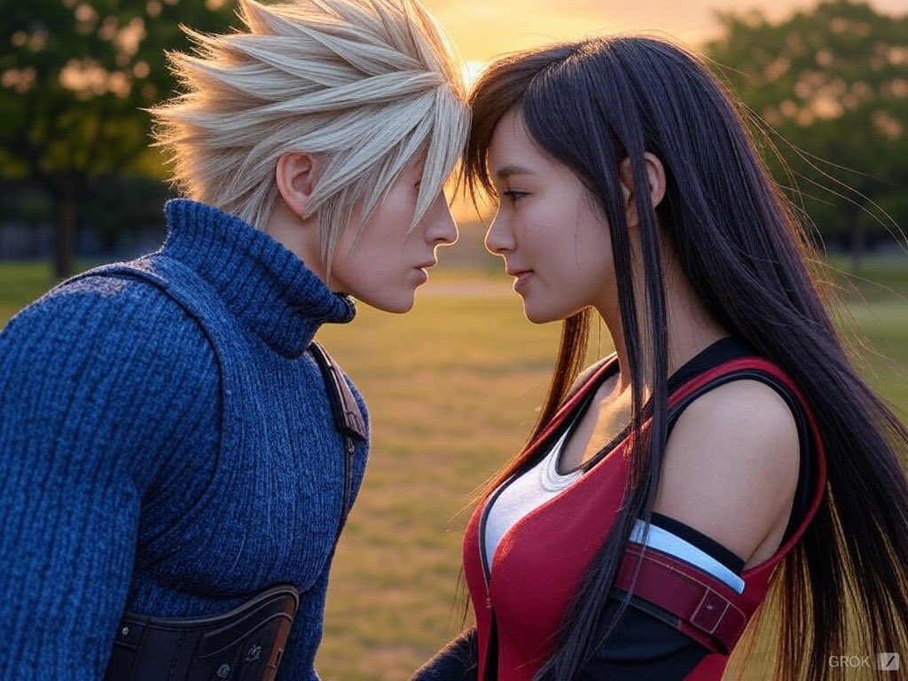 CaprianoPlays's tweet photo. Draw live action Cloud and Tifa from Final Fantasy 7 https://t.co/Qd7MbACzCl