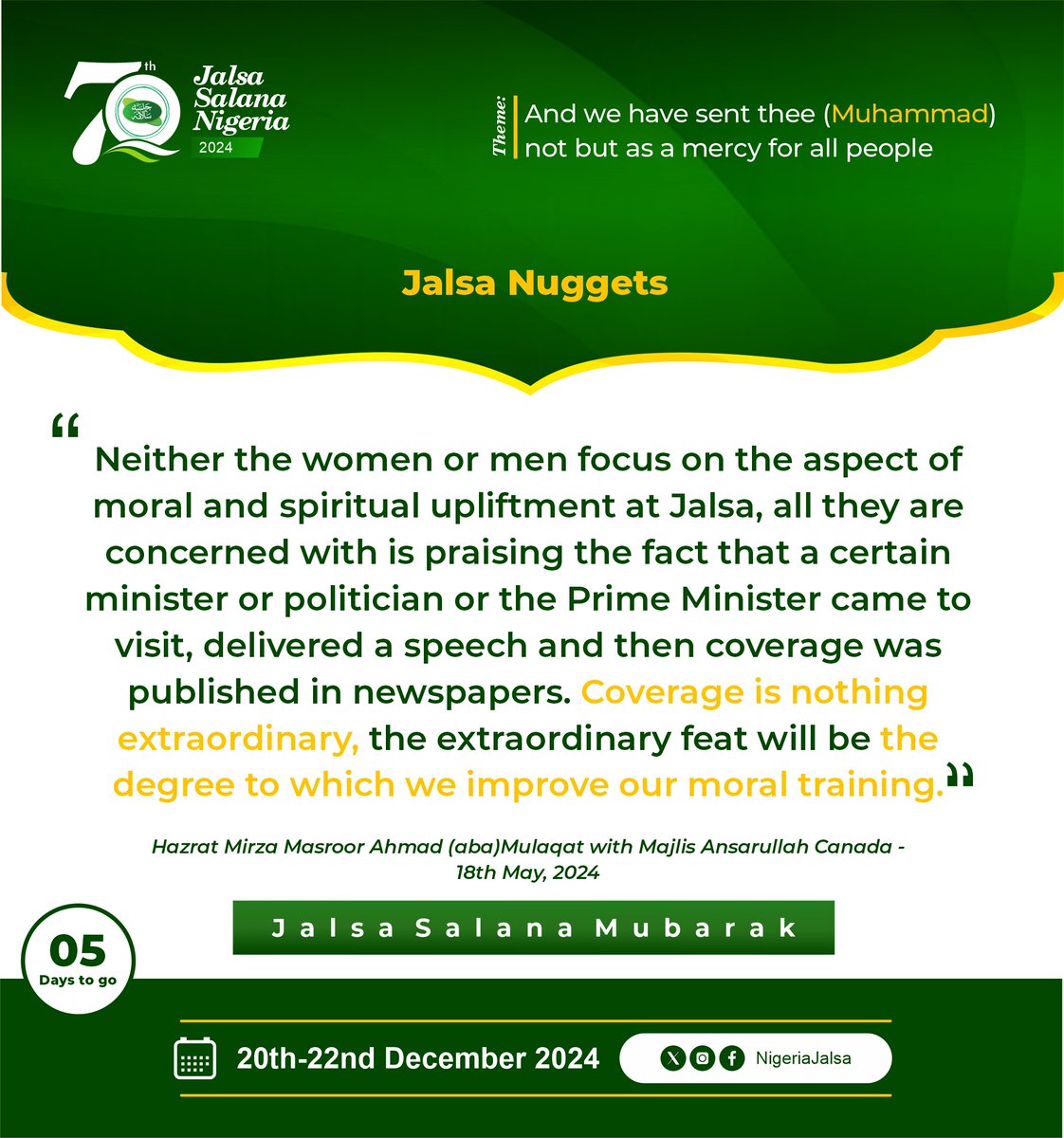 Jalsa Salana Nigeria (@nigeriajalsa) on Twitter photo 