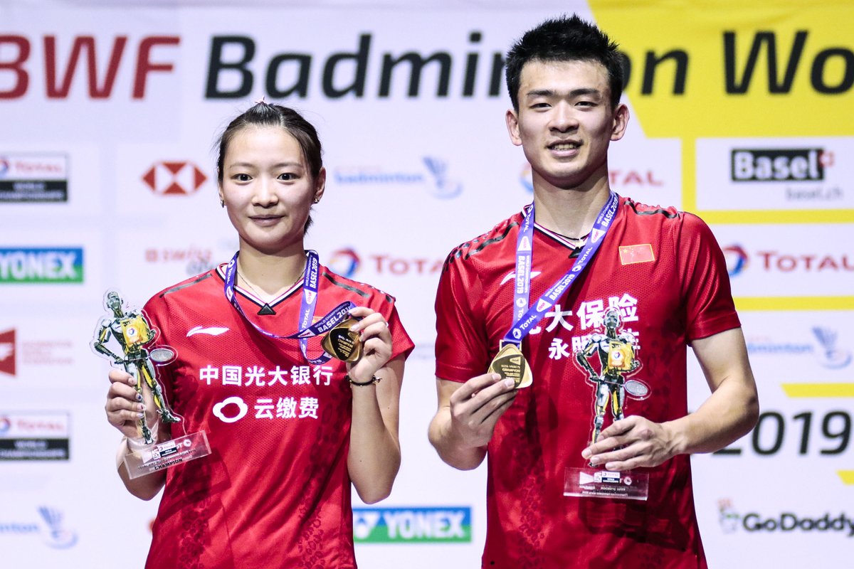 CGTNSportsScene's tweet photo. 😢That's the end of an era.

🥇Olympic gold medalists &amp; three-time world champions:

🇨🇳Zheng Siwei &amp; Huang Yaqiong 🫡

#BWFWorldTourFinals2024 #Badminton #Hangzhou2024 #TeamChina https://t.co/5oSxVWEfPF