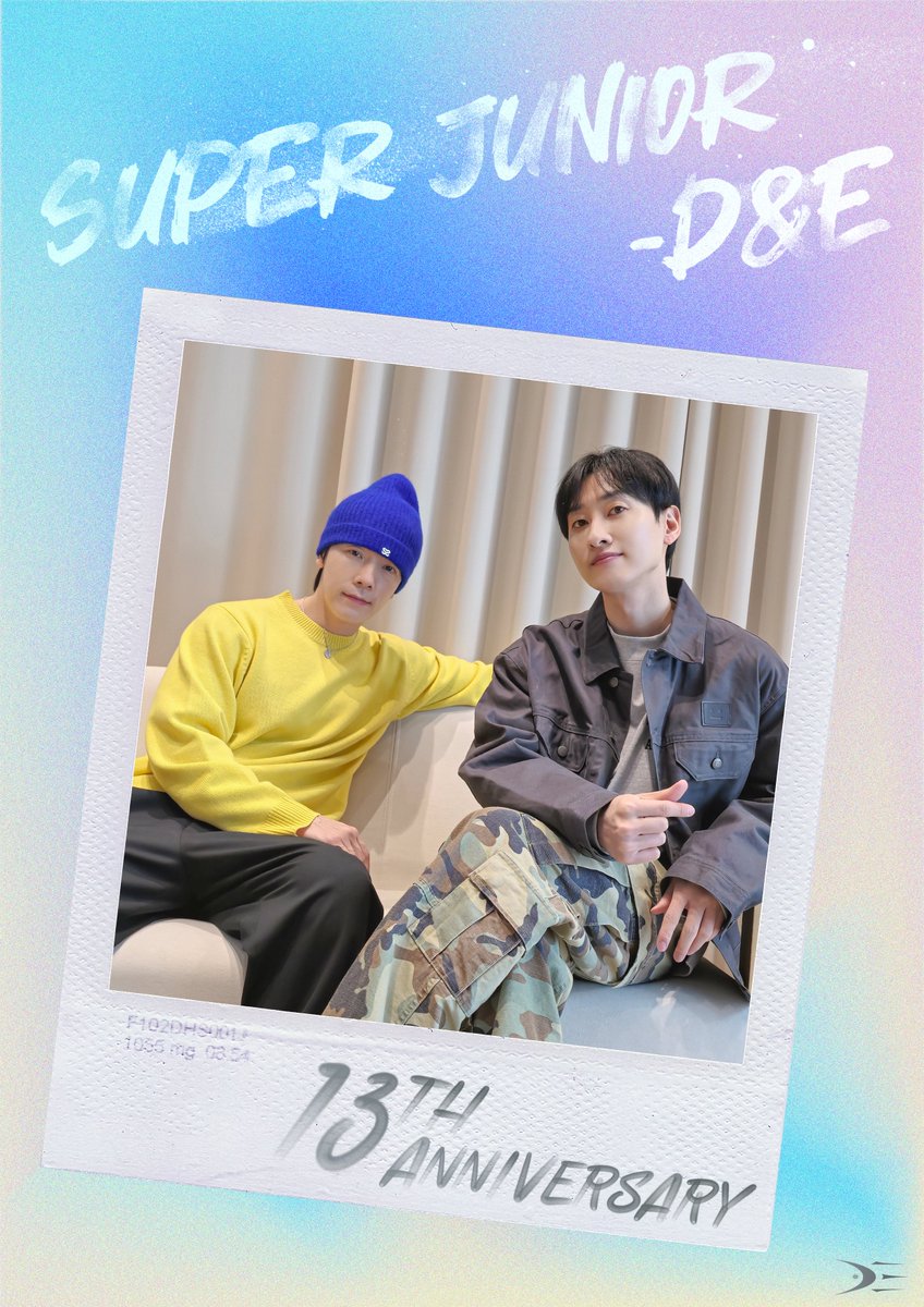 SJ_DnE_official's tweet photo. [🎉]
💙SUPER JUNIOR-D&amp;E DEBUT 13th ANNIVERSARY💙

#슈퍼주니어DnE #SuperJuniorDnE
#DONGHAE #EUNHYUK https://t.co/dxqHTNG6Wo