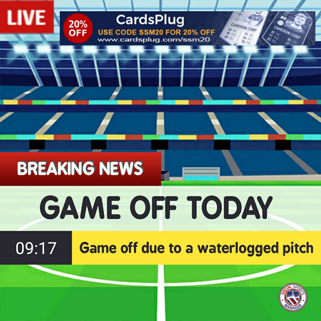 RochdaliansAFC's tweet photo. Sadly our 3rd round tie has been called off due to a waterlogged pitch up at @BacupBoro https://t.co/ilbBrDz6Ym