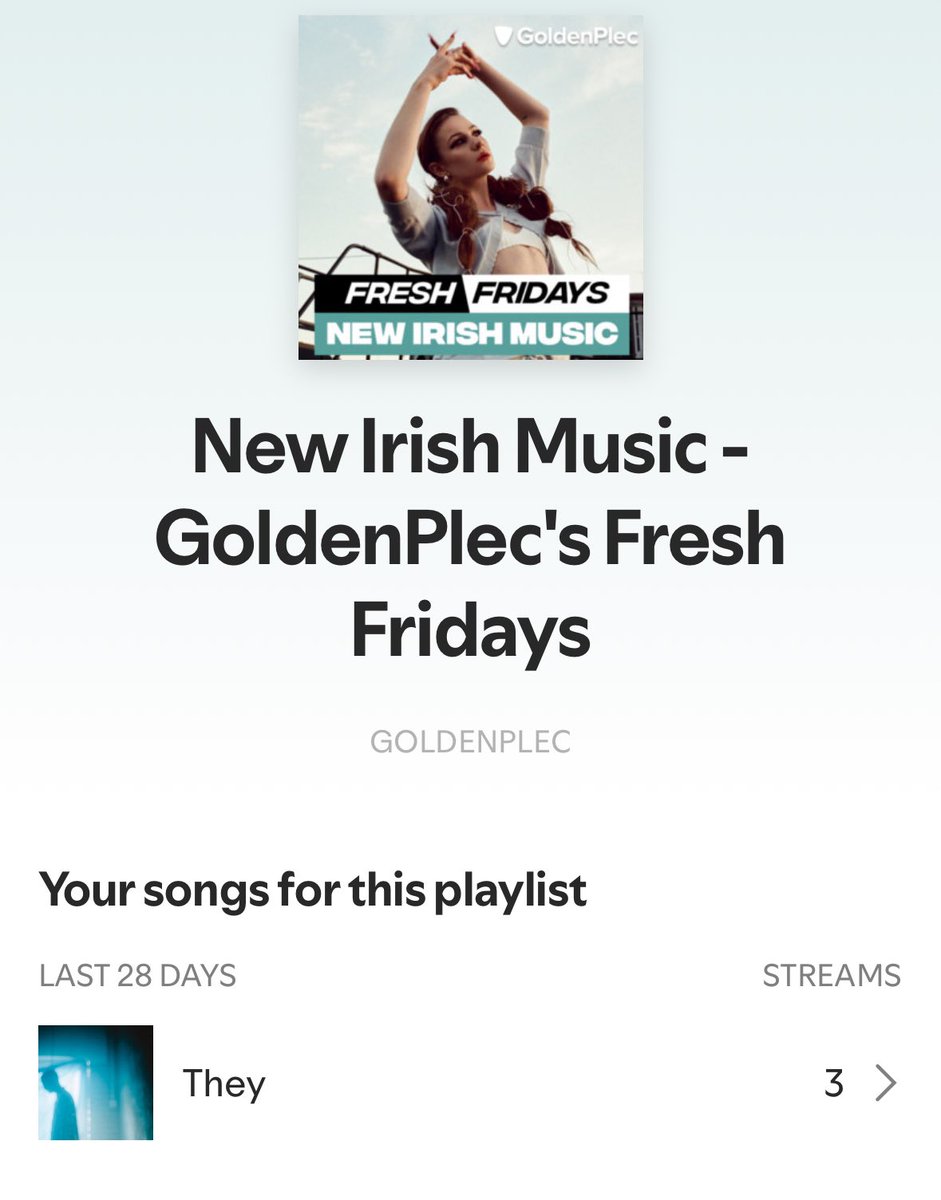 Ryan Vail (@ryan_vail) on Twitter photo Great to have my latest single THEY added to <a href="/GoldenPlec/">🔸 GoldenPlec 🔸</a> Fresh Friday playlist. ❤️ open.spotify.com/track/2x0wpdwb… Great to have my latest single THEY added to <a href="/GoldenPlec/">🔸 GoldenPlec 🔸</a> Fresh Friday playlist. ❤️ open.spotify.com/track/2x0wpdwb…