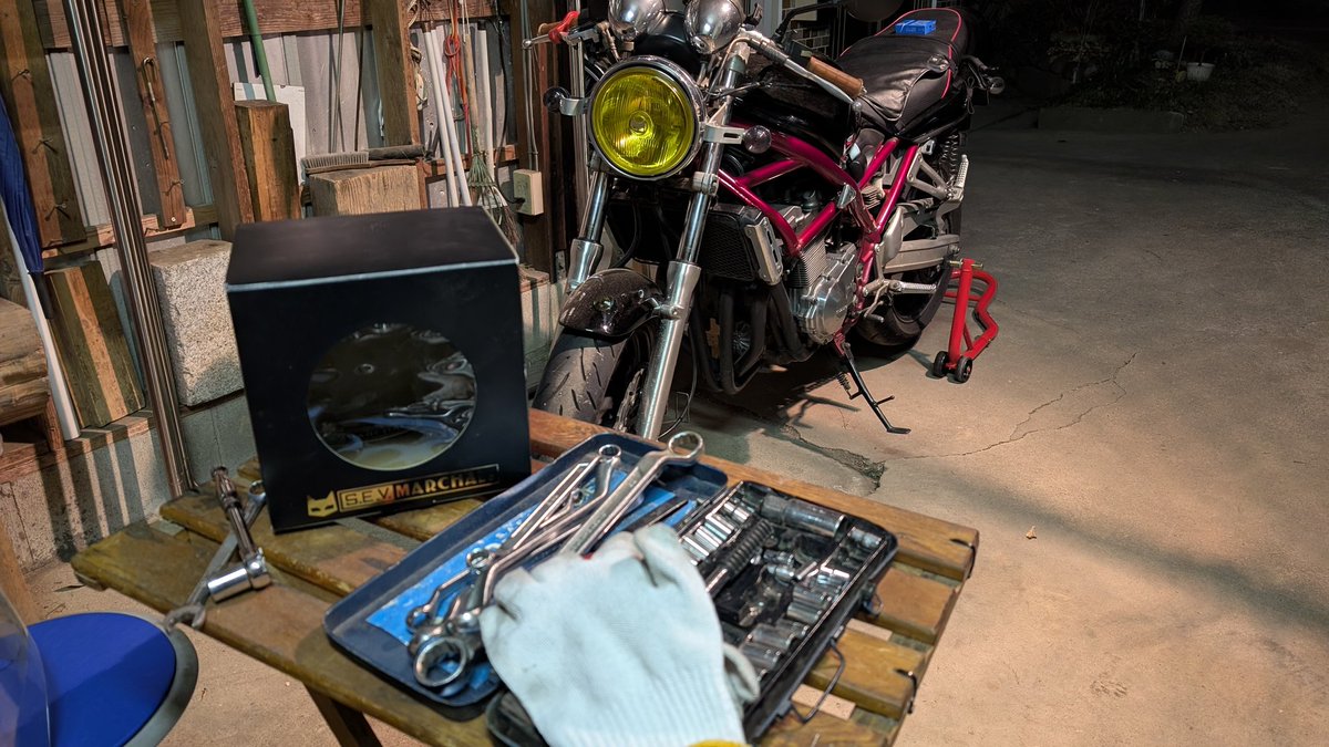 bokudebuuuu's tweet photo. アプガレで一万だったので迷わず購入！

#suzuki
#バンディット400
#bandit
#GK75A
#GK7AA
#マーシャル
#MARCHAL https://t.co/yzc9Ie8iRf