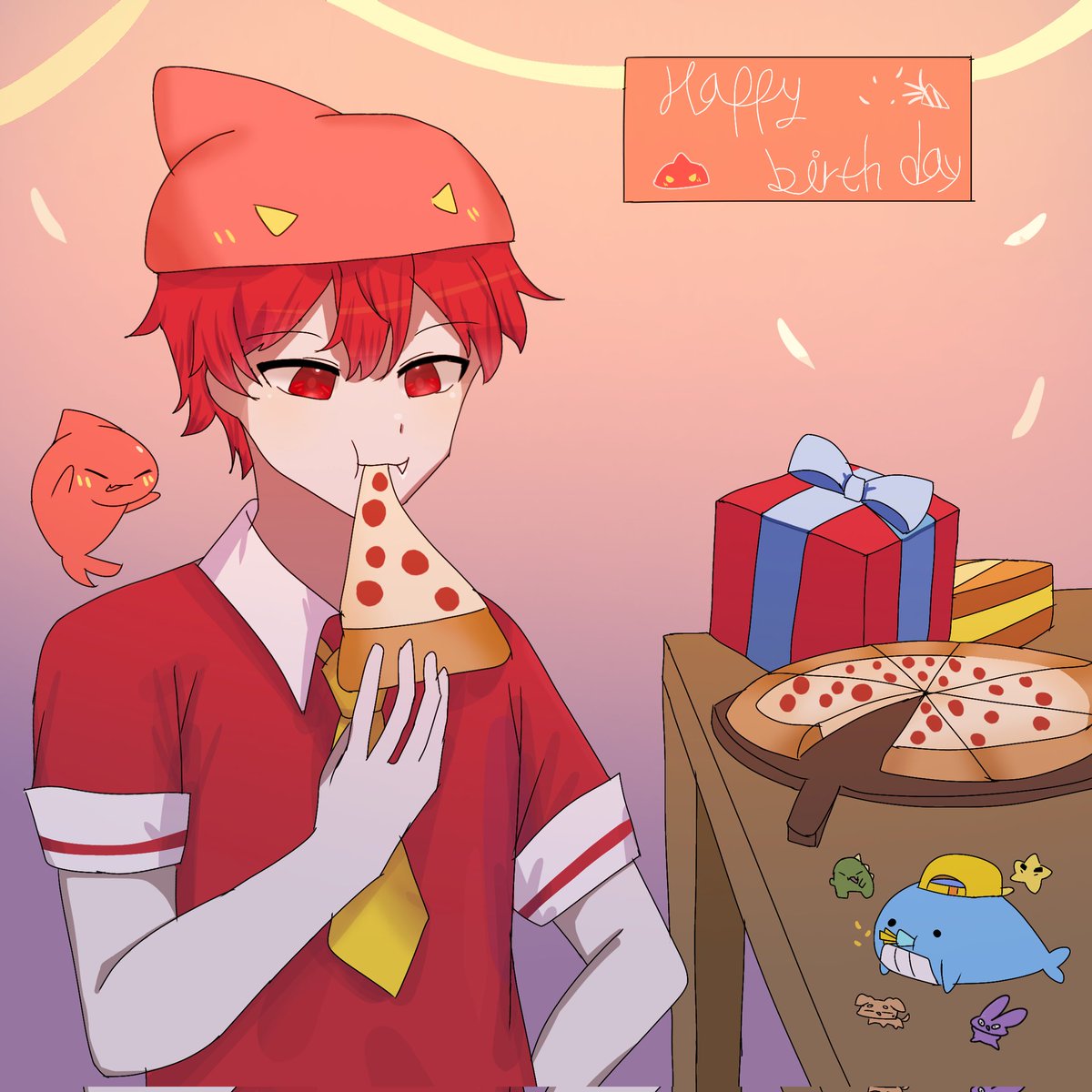 #HAPPY_RATH4R_DAY
#한솔이_생일을_축하한다는_소리야
#라더의_생일은_한없이_따스할_테니까
라더님 생축팬아트~