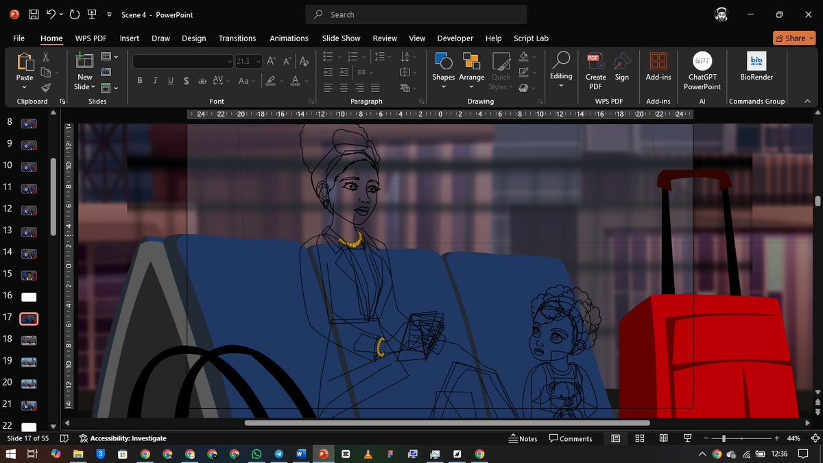 quickythedy's tweet photo. What if the skies had a story to tell? ✈️✨
Get a glimpse of Skywards, an animated adventure created entirely with PowerPoint. 🎨💡 Premieres Dec 23! Stay tuned for the journey. 🚀
#Skywards #PowerPointAnimation #IndieAnimation https://t.co/jDsfhSVimk
