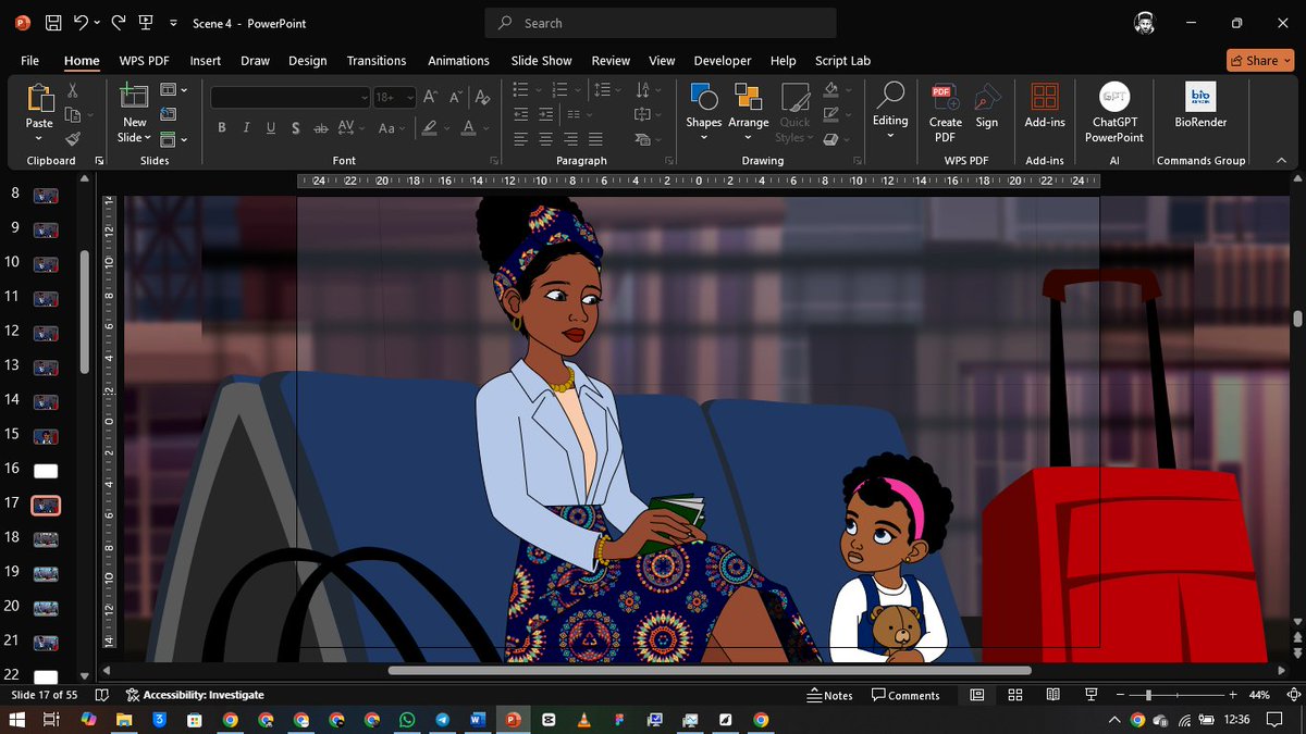 quickythedy's tweet photo. What if the skies had a story to tell? ✈️✨
Get a glimpse of Skywards, an animated adventure created entirely with PowerPoint. 🎨💡 Premieres Dec 23! Stay tuned for the journey. 🚀
#Skywards #PowerPointAnimation #IndieAnimation https://t.co/jDsfhSVimk