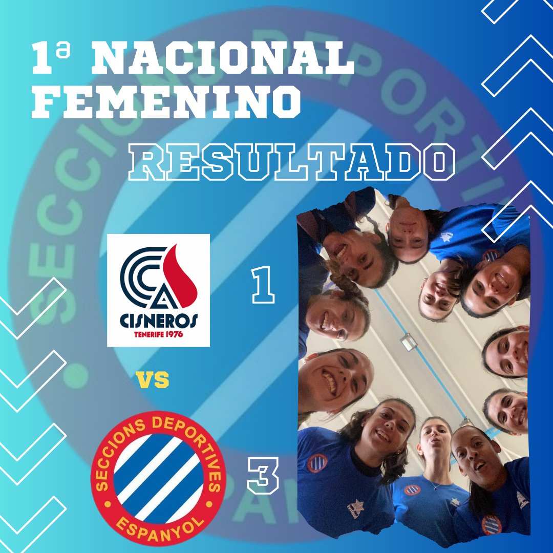 VOLEIBOLSDE's tweet photo. 🏐🔵🏐🔵

1 viatge a Tenerife 
1 set d'infart (38-40!!!!)
3 punts cap a casa
3ª Posició en la classificació 

🟰 Ens mereixem un descans de Nadal.

A descansar i gaudir de les festes ☃️🎄🎁
 
🔜 Tornem el 12/01 🆚 Cecell Lleida 

#rcde #espanyol #voleicat #voleibol #blanciblau https://t.co/3jiJT1pNfa