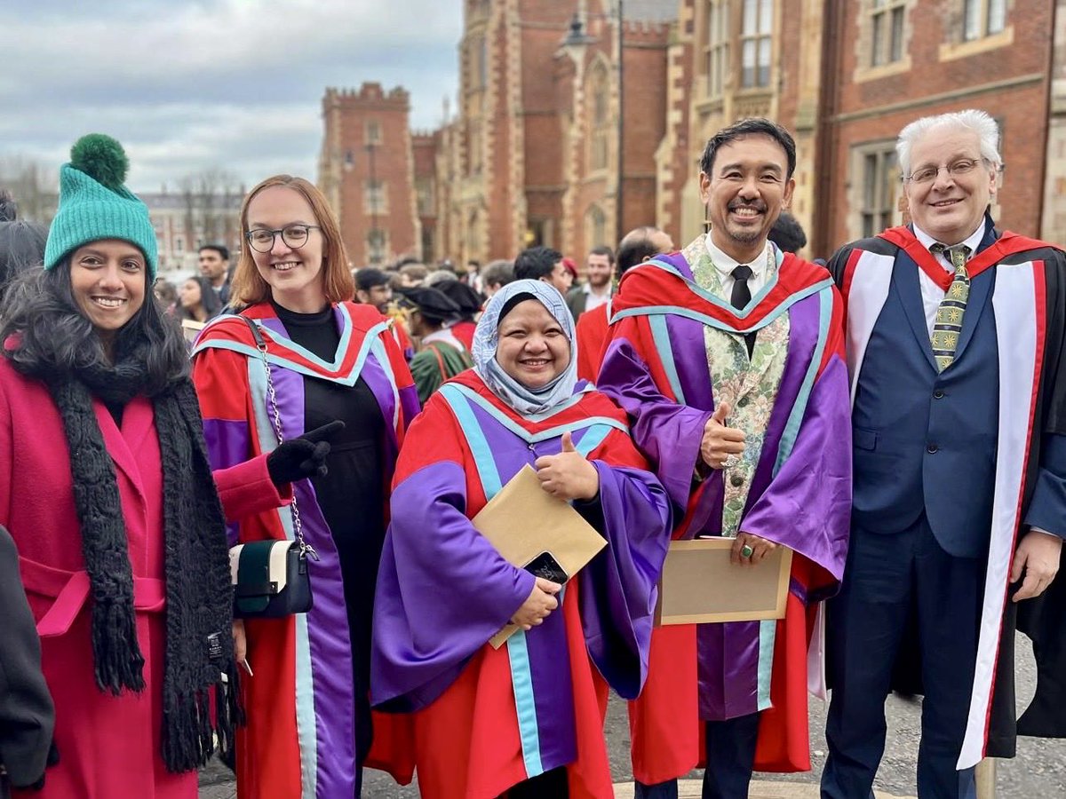 QUILL Research Centre (@quillresearch) on Twitter photo Huge congratulations to Dr Haris Amir and Dr <a href="/domclimbing/">Dominic Burns</a> from Holbrey group, Dr <a href="/sammccalmont/">Sam McCalmont</a> from <a href="/LeilaSakura7/">Leila</a> group, Dr Farah Yasmin from <a href="/GSwadzbaKwasny/">Gosia Swadzba-Kwasny lab</a> group and Dr Fadhli Wong from Rooney group! Very proud of all of you 🥳 <a href="/QUBCCE/">QUB - Chemistry & Chemical Engineering</a> Huge congratulations to Dr Haris Amir and Dr <a href="/domclimbing/">Dominic Burns</a> from Holbrey group, Dr <a href="/sammccalmont/">Sam McCalmont</a> from <a href="/LeilaSakura7/">Leila</a> group, Dr Farah Yasmin from <a href="/GSwadzbaKwasny/">Gosia Swadzba-Kwasny lab</a> group and Dr Fadhli Wong from Rooney group! Very proud of all of you 🥳 <a href="/QUBCCE/">QUB - Chemistry & Chemical Engineering</a>