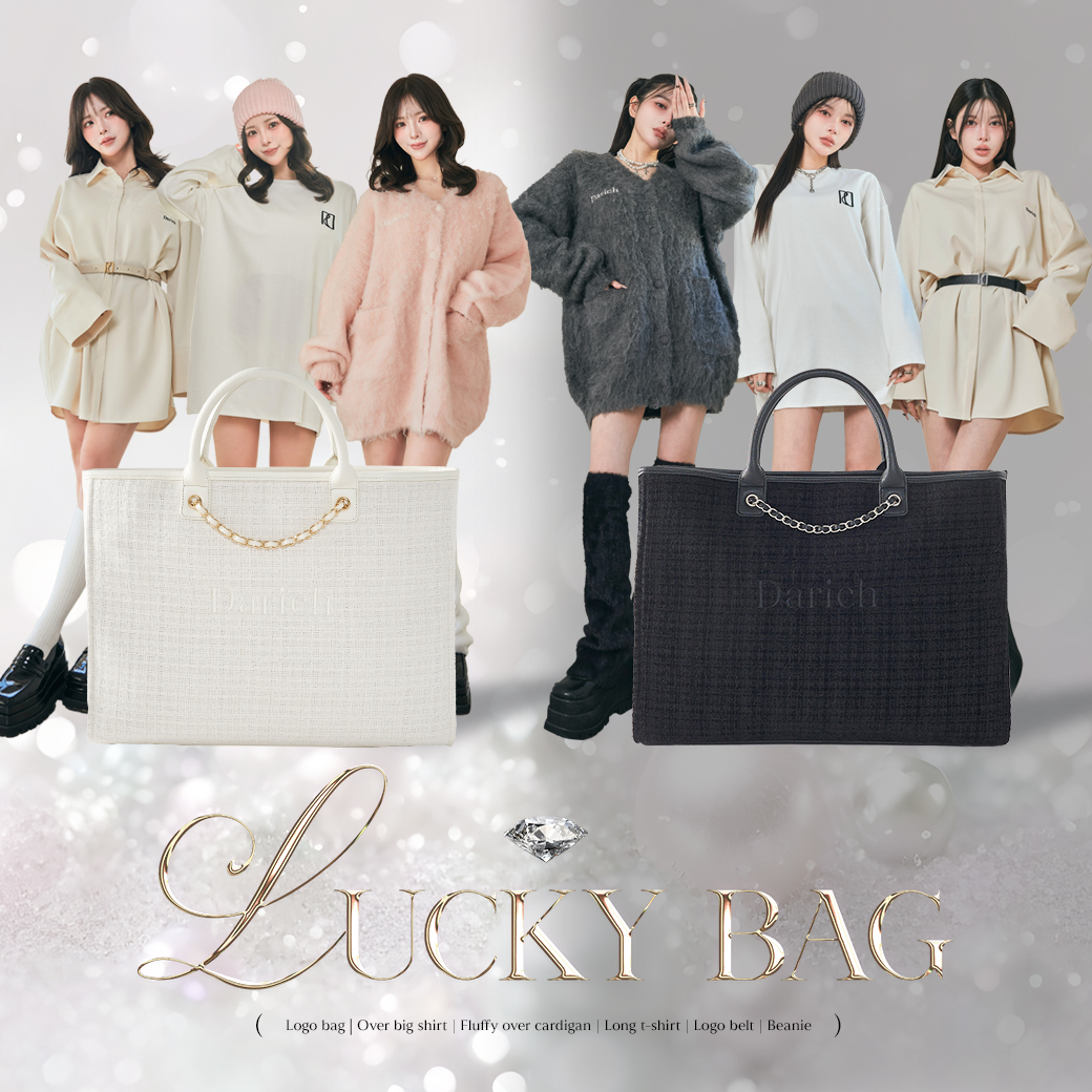 21:00~NEW ARRIVAL!!! 【豪華6点SET】LUCKY BAG発売開始です💗 Darich