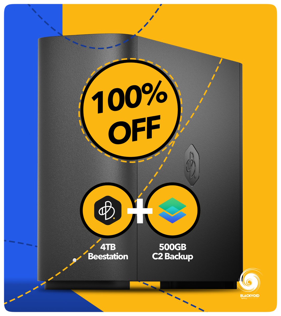 Još tjedan dana do zatvaranja #Synology #giveaway! Nagrada je novi 4TB #Beestation zajedno sa godinom dana 500GB prostora na #C2Storage cloud platformi!

Prijave na blackvoid.club/synology-black… (pripazite na države koje su obuhvaćene!) i sretno svima!