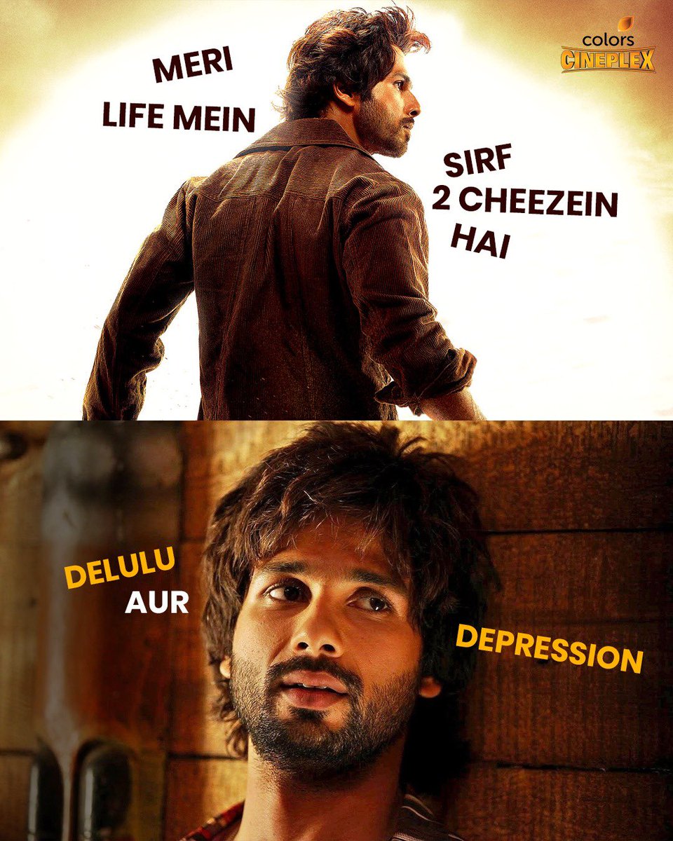 Colors_Cineplex's tweet photo. Let it be made clear 🙂

@shahidkapoor #ShahidKapoor 

#RRajkumar #TwoThings #Life #Sarcasm #Funny #BollywoodMovie #ColorsCineplex https://t.co/CY9wM48cf8