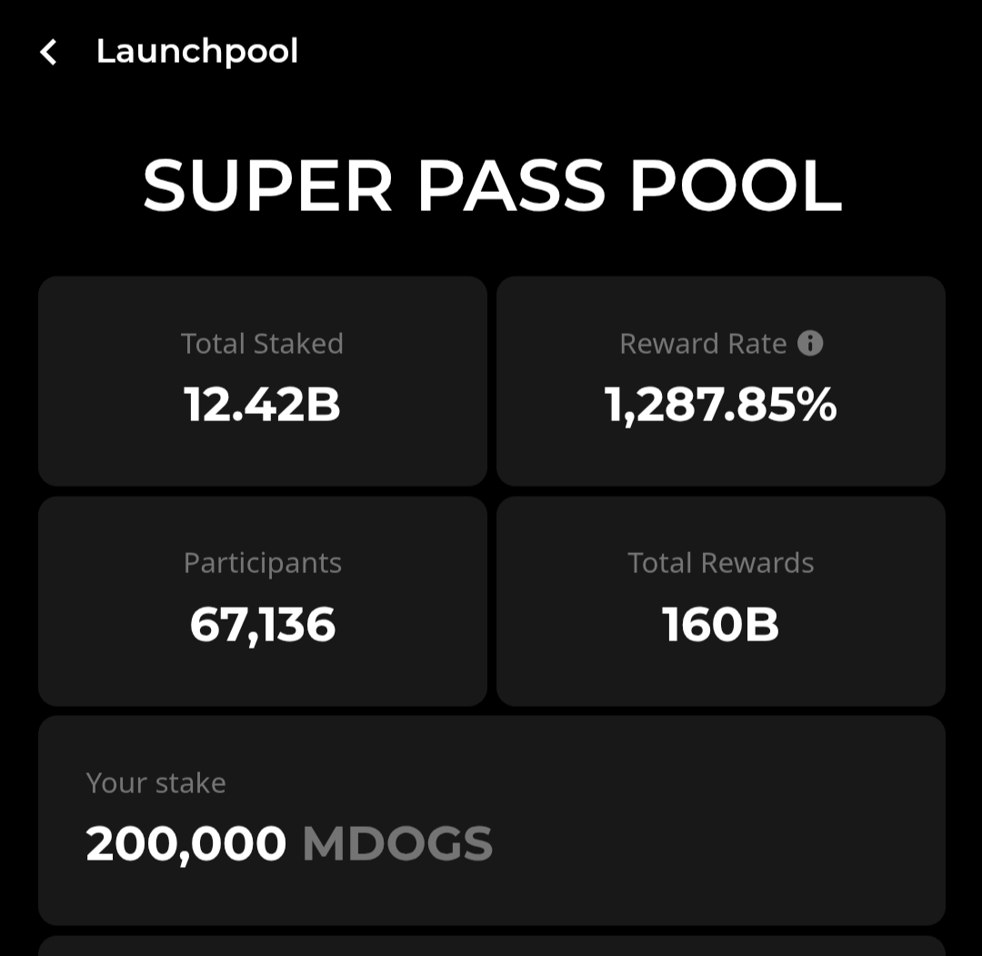 <a href="/MoneyDogs_house/">MONEY DOGS 🐶💰(official backup)</a> A me sembra troppo la percentuale pagata. Ho messo in staking tra pass e acquistati 300.000 $MDOGS e ne ho già ricevuti 1 milione in un giorno poco più. Ma quanto varranno al listing? Soprattutto, ci sarà un listing?