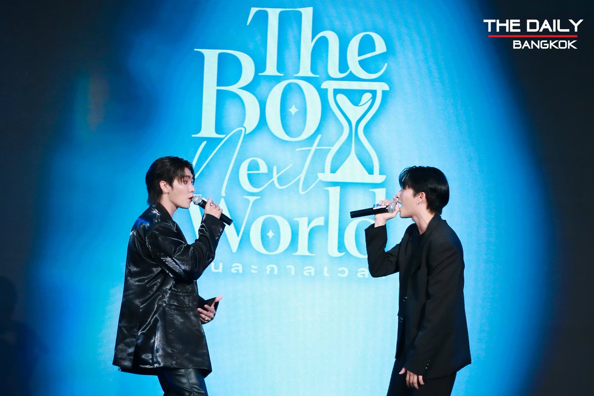 thedailybkk's tweet photo. โชว์พิเศษกับ  #บอสโนอึล ในงานแถลงข่าวซีรีส์เรื่อง The Boy Next World Series (คนละกาลเวลา)

TBNW PRESS CONFERENCE 
#TheBoyNextWorldPresscon
#TheBoyNextWorld #คนละกาลเวลาซีรีส์
#TheBoyNextWorldSeries #TBNW
#BossNoeul #BoNoH #บอสโนอึล
#Bosschaikamon #Noeulnuttarat https://t.co/UzbCSvP7Bf