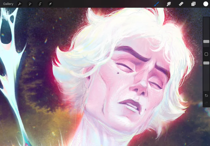 GUYS GUYS PLEASE8it is not an edit or a screenshot, i painted this mf!!! 