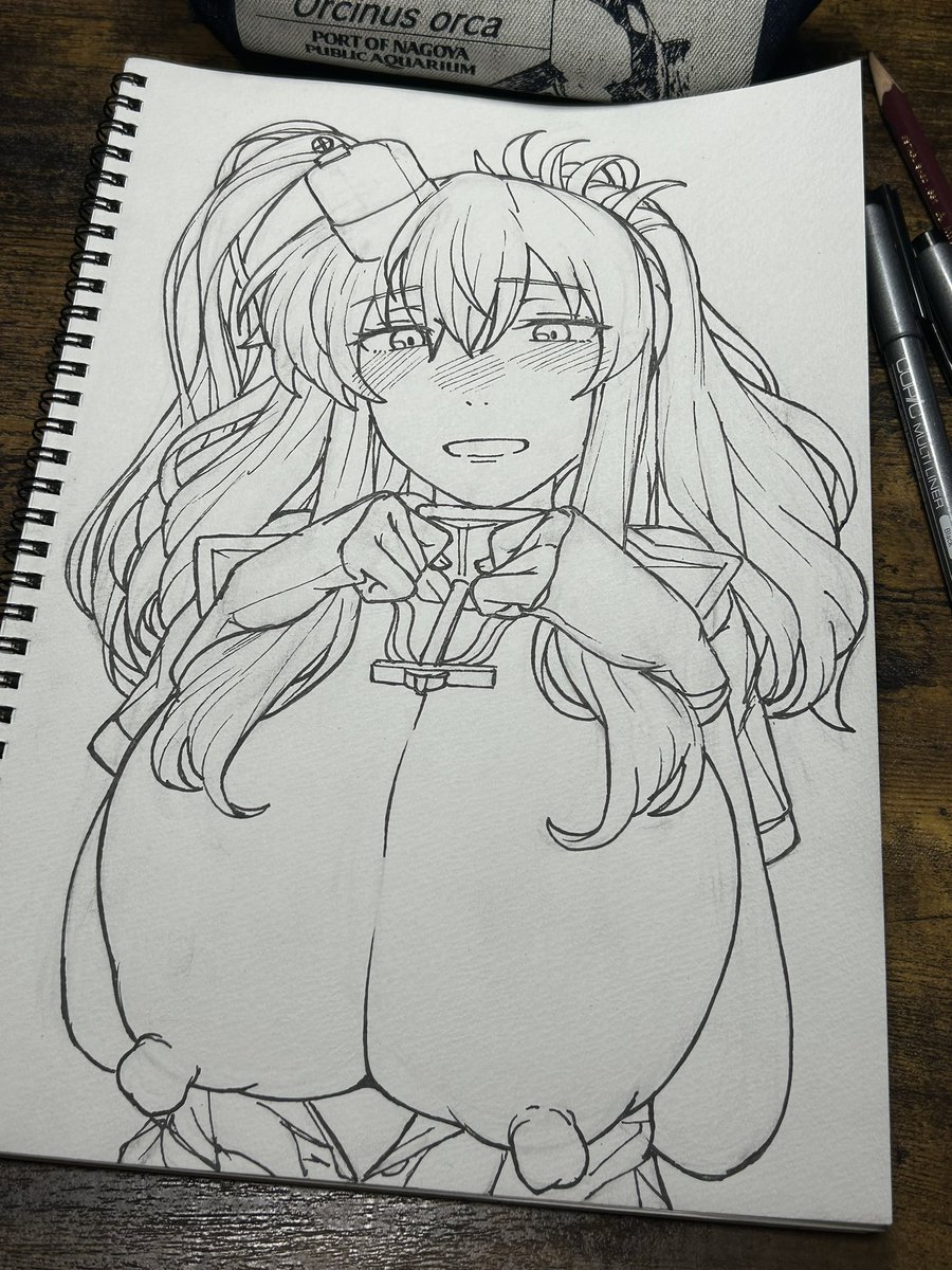 デカパイ描くの楽しい!!!!!! 