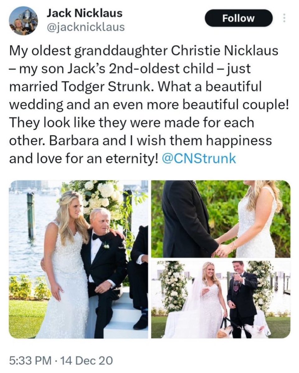 tim_brannigan's tweet photo. She’s got married to who, now? https://t.co/c4w1AFSoBW