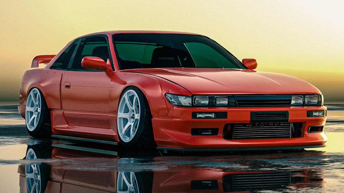 skidracing_jp's tweet photo. NEW ITEM🔥🔥🔥
180SX S13 前後ワイドフェンダー

F 35ミリ　R 55ミリ
前後20ミリアーチ上げ

ご購入はこちらから⬇️
https://t.co/jdQPtWkWLj

車高が低く、大径ホイールを履いてるようなフェンダーデザイン🔥
シンプルなデザインでどんなスタイルにもマッチ👍

#skidracing
#スキッドレーシング https://t.co/0dt8Z4XB5q
