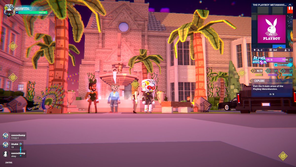 a_passakan's tweet photo. Chillin' by the @Playboy's bunny fountain in Metamansion in @TheSandboxGame. Living the luxe life—virtually! 🐰💎 https://t.co/P4gYhtHeBN #TheSandbox #AlphaSeason4 #AS4SocialChallenge https://t.co/gxpm6dRyd0