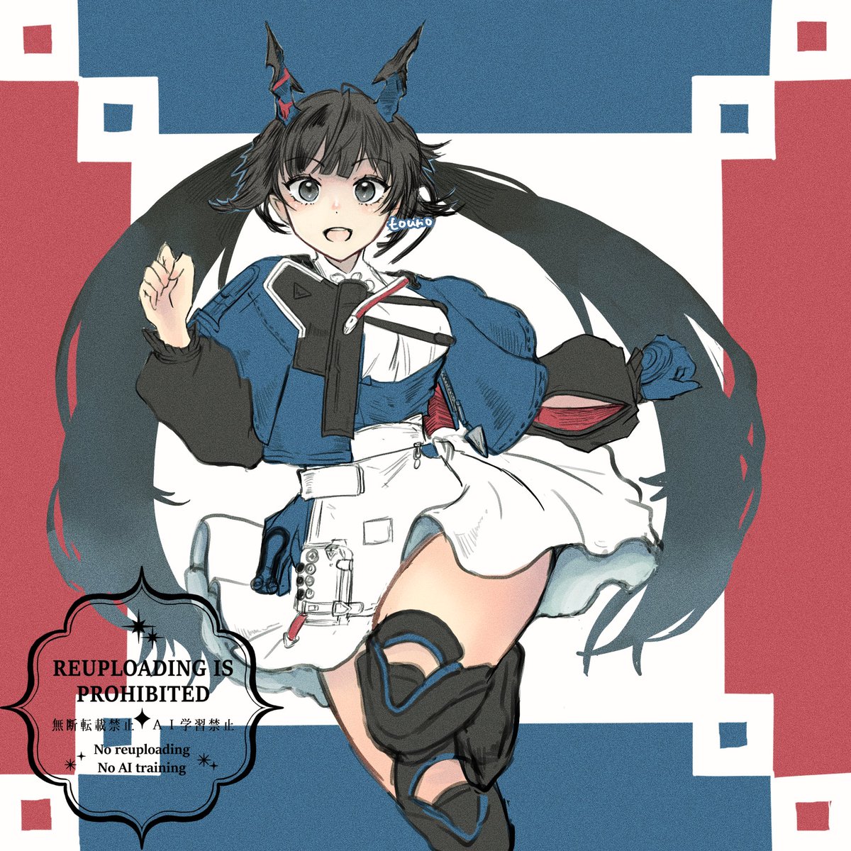 アークナイツ「エンドフィールドβテスト&amp;新キャラ新映像おめでとうありがとう再掲。#アー」|灯野のイラスト