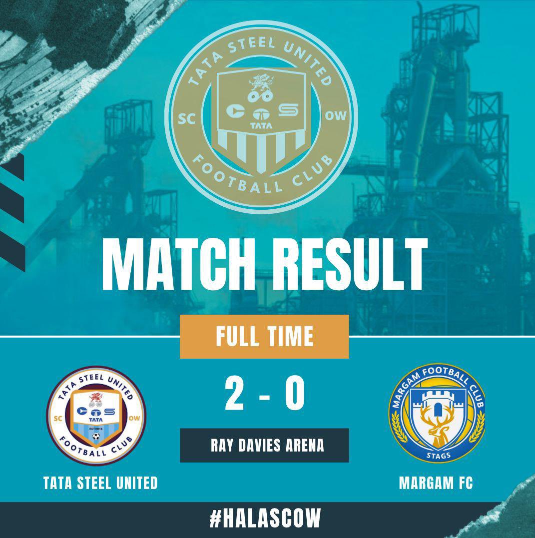 A largely dominant performance yesterday saw the scow run out 2-0 winners against local rivals <a href="/FcMargam/">Margam F.C.</a>, This now puts the scow at the top of the table for the Xmas Period🎅🎅 Best wishes to our neighbours for the rest of the season, #ScowScowScow #HalaScow