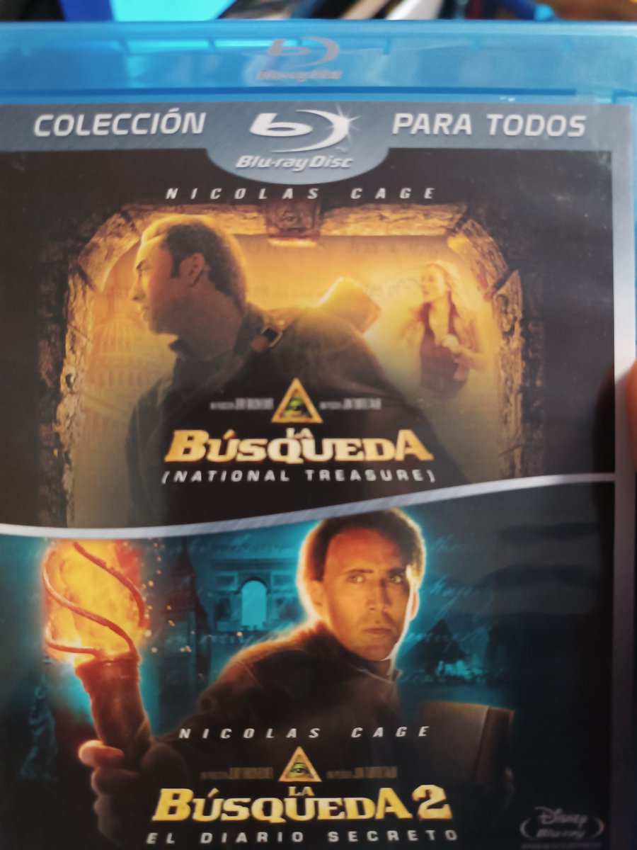 Duxgran's tweet photo. Dos películas que nos muestran a Nicolas Cage como un Indiana Jones moderno en busca de tesoros de los Estados Unidos. Acción, comedia y unas historias entretenidas completan este entretenido coctel. #LaBusqueda #CineFisico https://t.co/w1re1mOtmL