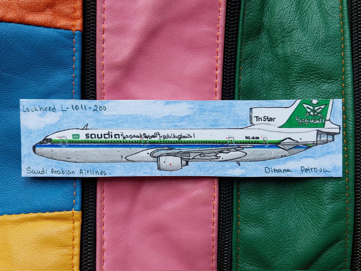 AircraftBy's tweet photo. Bookmark of @Saudi_Airlines vintage Lockheed L-1011-200 Tristar HZ-AHI 🇸🇦✈️
@saudia_aviation @AviCultureEn @AviationDdq #SaudiArabianAirlines #SAUDIA #SaudiaAirlines #LockheedTristar #LockheedTristarL1011 #artist #aviation #history #airplanes https://t.co/nxx2pIs61q