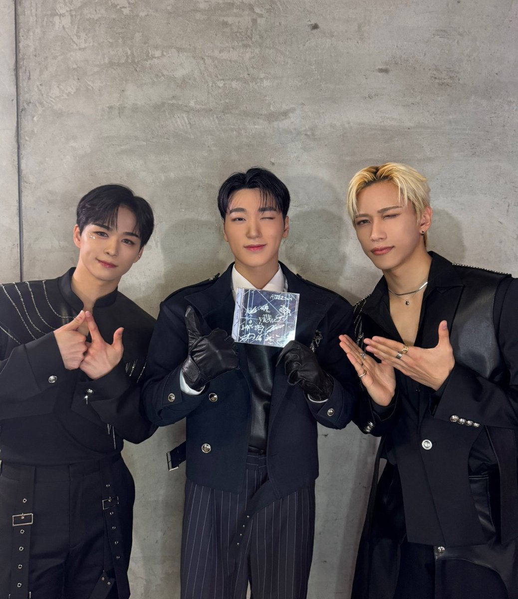 2024 MUSIC BANK GLOBAL FESTIVAL in JAPANにて #ATEEZ の #SAN さんと