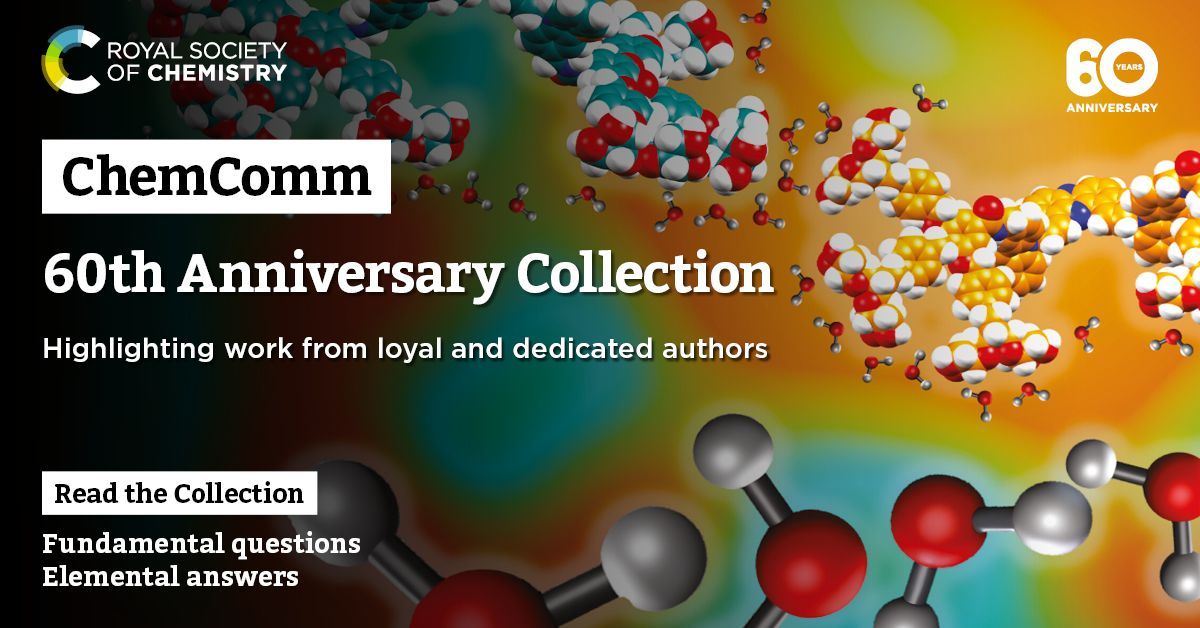.<a href="/cjoneschemistry/">Chris Jones</a> recently provided us with some further insight into his recent paper, "syn-1,2-Diaminobenzocyclobutenes from [2+2] cycloaddition of 2-imidazolones with arynes", included in our anniversary collection. 

Read the interview here 👉 buff.ly/3ZM9yDW