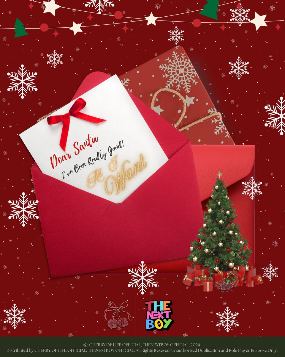 ㅤ
ㅤ
𝗞𝗡𝗢𝗖𝗞, 𝗞𝗡𝗢𝗖𝗞, 𝗞𝗡𝗢𝗖𝗞!

𝘖𝘩! Christmas comes but once a year,
A time to cherish all held dear.
Cookies baked and laughter shared,
A season of love, a world prepared.

CHERRY OF LIFE ft THENEXTBOY
𝖲𝖯𝖤𝖢𝖨𝖠𝖫 𝖢𝖮𝖫𝖫𝖠𝖡𝖮𝖱𝖠𝖳𝖨𝖮𝖭
ㅤ
ㅤ