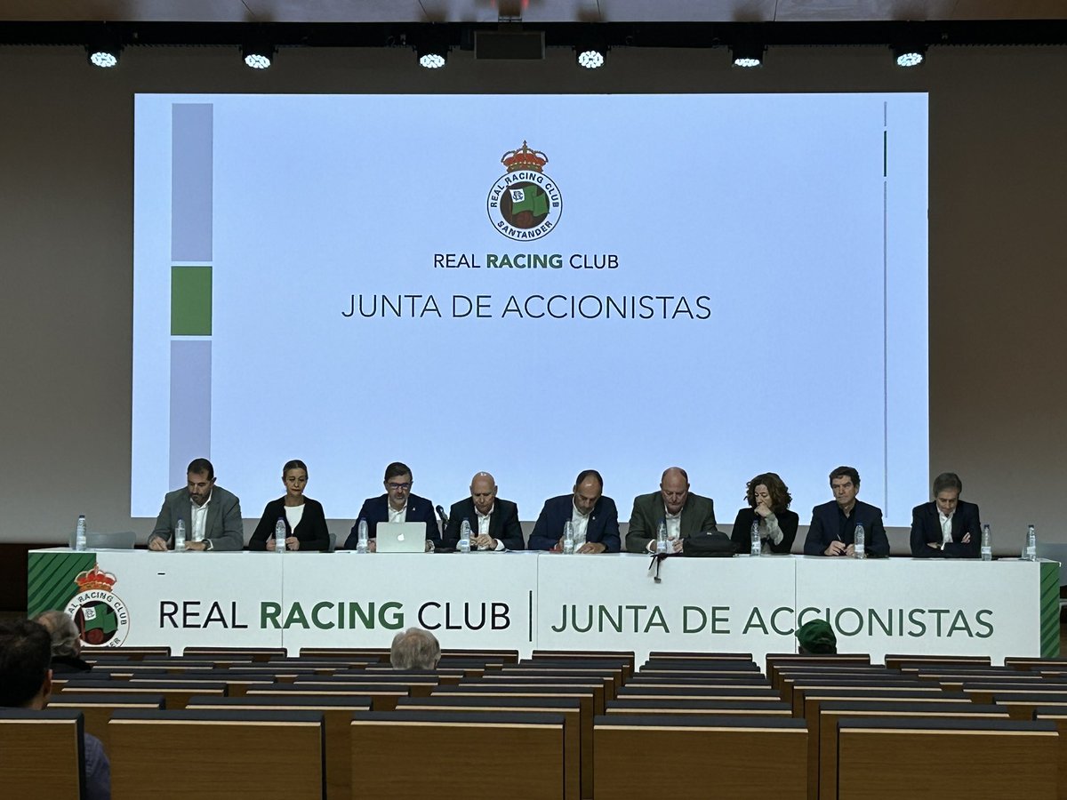 Arranca la Junta de Accionistas 2024 del <a href="/realracingclub/">Real Racing Club</a> con el 86,6% del capital social.