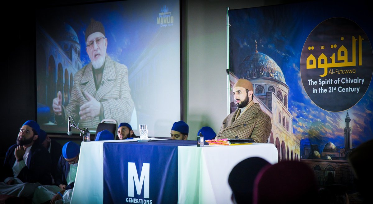 TahirulQadri's tweet photo. Shaykh-ul-Islam Dr. Muhammad Tahir-ul-Qadri graced the spiritual session on the second day of the Grand Mawlid Camp UK.

He congratulated Shaykh Hammad Mustafa al-Madani al-Qadri for delivering heartfelt, transformative, and spiritually uplifting lectures during the camp. Shaykh-ul-Islam emphasized that this Grand Mawlid Camp is specifically for the youth, offering them a unique opportunity to enlighten their minds, deepen their spirituality, and renew their commitment to the path of righteousness. It provides a platform for self-purification and spiritual empowerment, enabling participants to strengthen their hearts, minds, and souls in their journey toward overcoming the lower self.

He extended heartfelt congratulations to the President of MQI UK, Syed Ali Abbas Bukhari, as well as all regional presidents, general secretaries, Minhajian scholars, and the dedicated management teams of Minhaj-ul-Quran across various regions. Their collective efforts, commitment, and hard work have made this inspiring three-day camp a monumental success. 

Shaykh-ul-Islam also prayed for their continued strength and divine guidance in their mission to uphold and advance Allah's Deen.

Special recognition was given to the MWF Team, including Faisal Hussain and Adnan Sohail, along with Mubeen Hussain, Haris Khan, Humayoun Farooq, Adil Khan, Hafiz Ahmad Shabbir, Hafiz Ahmad Raza, Faizan Tahir, Hassan Raza, Saad Farooq, Huzaifa Yamani, and the MMG team for their exceptional contributions in organizing the camp. Shaykh-ul-Islam further congratulated the participants and their parents for their dedication and commitment to this spiritual journey.

#GrandMawlidCampUK #YouthSpirituality #MQI #SelfPurification #SpiritualEmpowerment #ShaykhHammadMustafa #ShaykhulIslam @HammadQadriMQI