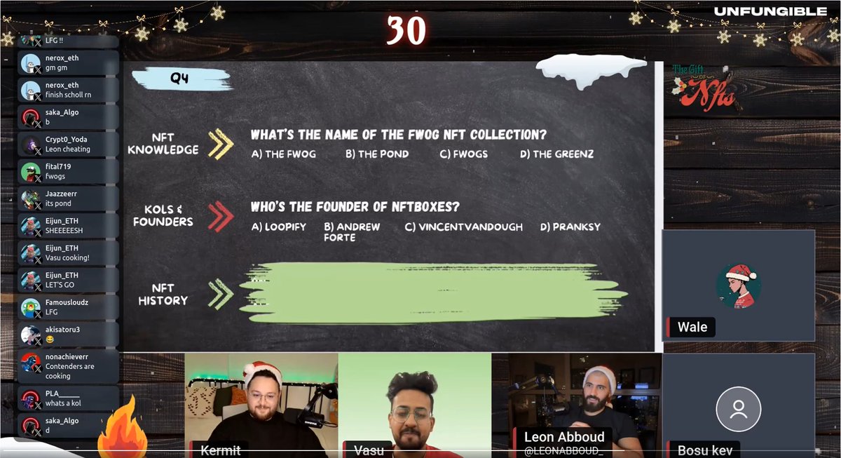 Willy_dads's tweet photo. We develop new habit this holiday season because of the gift of NFT stream initiative.

we constantly show up and had fun. Looking forward to more fun times till Christmas with all the good lads! 😎 https://t.co/NMVRBm3ZVQ
