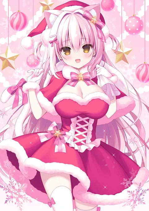 DMMスクラッチくじは本日12/15 23:59までとなっております描き下ろしのクリスマスな双子の白猫ちゃんや過去作の限定グッズをぜひゲットしていただけたら嬉しいです!どうぞよろしくお願いします✩.*(ツリーのリンクからどうぞ!) 